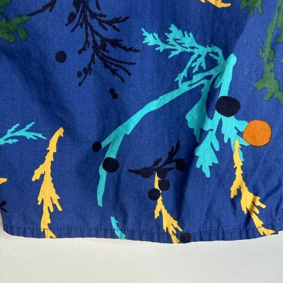 Topo Designs Men’s Small Tour Floral Custom Illustrated Print Button Down Shirt - Picture 5 of 11